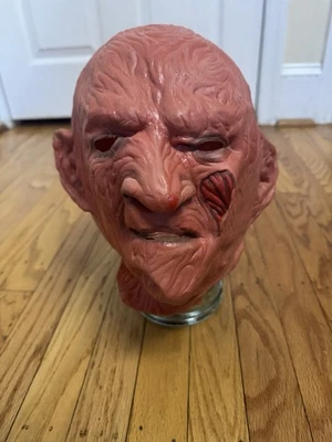 VTG Halloween 1987 Nightmare On Elm Street Freddy Krueger Mask Cosplay Costume - Image 1 of 4