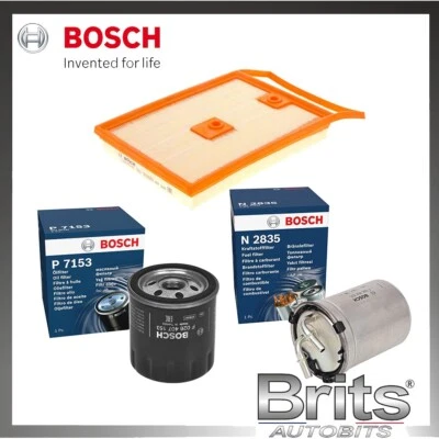 SERVICE KIT for SEAT IBIZA 6J 1.4 TDI - BOSCH AIR OIL FUEL FILTERS (2015-2017) - Image 1 of 4
