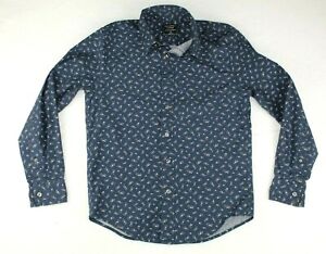 Abercrombie Fitch Men's Size XS Button Down Long Sleeve Shirt Floral Print