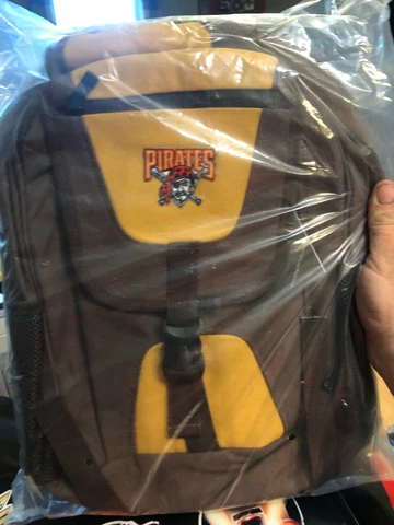 Pittsburgh Pirates Brown Backpack Brand New Officially Licensed Cover