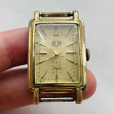 RARE GUB GLASHUTTE 662.2/62.2 Square Germany Watch Wrist Vintage Old Classic GDR