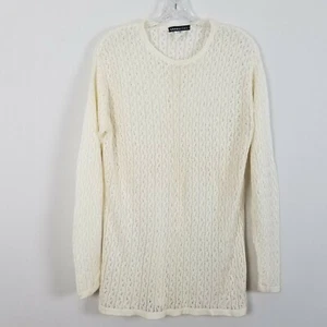 Theomiles thin beautiful ivory sweater size S - Picture 1 of 7