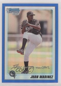 2010 Bowman Chrome Prospects Blue Refractor /250 Jhan Marinez #BCP31 Rookie RC