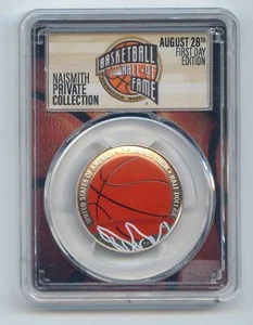 2020-S Proof Basketball HOF Half Dollar, PCGS First Day, PR-70 DCAM Colorized - Picture 1 of 2