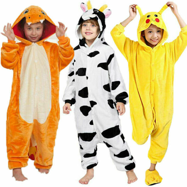 Pikachu Pokemon Fantasia Pijama Kigurumi Macacão Roupa Infantil A