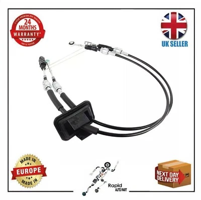 JUEGO DE PARES DE CABLES DE ACOPLAMIENTO SELECTOR DE ENGRANAJES PARA FIAT 500 ARRANQUE DE PARADA 55245287 2007-2020 Foto 1 de 4