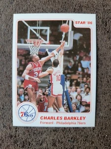 1985-86 Star Basketball ROOKIE Charles Barkley #2 - Philadelphia 76ers - Picture 1 of 3