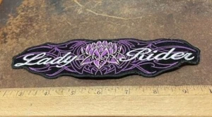 Lady Rider Embroidered Patch (NOS) - Picture 1 of 8