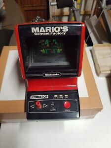 NINTENDO GAME AND WATCH TABLE TOP LCD MARIO CEMENT FACTORY