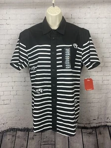 Star Wars Shirt klein Herren schwarz weiß geknöpft Millennium Falkendruck (A36) - Bild 1 von 9