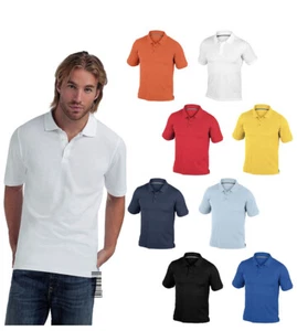 Hanes Polo Shirt Top  Size XXL Organic Cotton Short Sleeve Red NEW EB96 - Picture 1 of 7