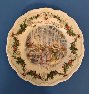 1986 Royal Doulton Brambly Hedge CANDLELIGHT SUPPER Salad Plate 8” Jill Barkley - Picture 1 of 7
