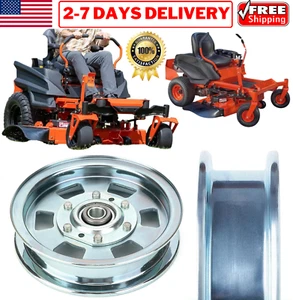 Flat Idler Pulley for Bad Boy ZT Elite MZ Outlaw Series Lawn Mower Deck Rotary - Picture 1 of 18