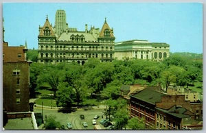 Postal de Albany Nueva York años 50 Capitolio del Empire State - Imagen 1 de 2