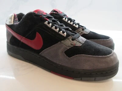 2007 Nike Air Delta Force A Low OG SZ 11.5 Black Grey Vintage Red 314167-061 - Image 1 of 4