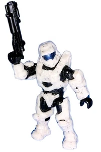 Halo Mega Contrux Blok Spartan White Mark IV Figure DPW95 Arena Champions Battle - Picture 1 of 5