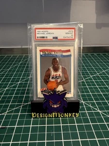 Aros #579 Michael Jordan 1991 corte de Estados Unidos PSA 10 - Imagen 1 de 2
