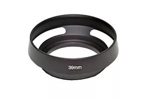 39mm Metal Lens Hood 39mm Metal Vented Design Screw in Lens Hood Fits Leica - Picture 1 of 3