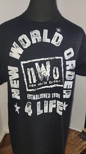 NWO NEW WORLD ORDER 4 LIFE WRESTLING SHIRT NEW XXL WWF/WCW/ECW/NXT - Picture 1 of 6