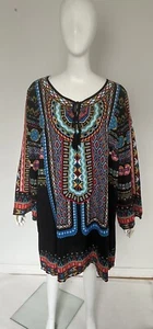 Flying Tomato tunic dress NWOT Women Size XXL Plus Long Sleeve Black - Picture 1 of 10