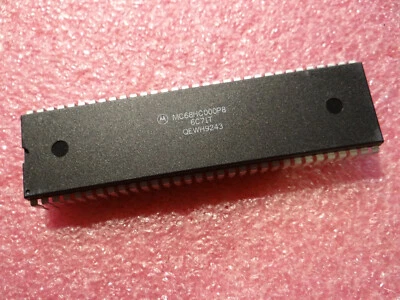 1 x MC68HC000P8 - Baustein DIP64 Low Power HCMOS 16-/32-Bit Microprocessor - Bild 1 von 2