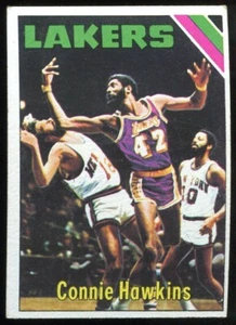 1975-76 Topps #195 Connie Hawkins Los Angeles Lakers - Picture 1 of 2