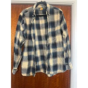 Bass Pro Shops Flannel Shirt Plaid Button Up Long Sleeve Medium - Picture 1 of 5
