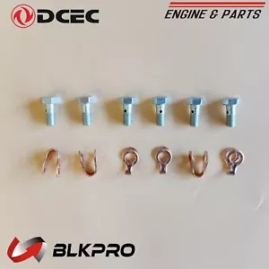 OEM DCEC Injector Fuel Diesel Return Line Banjo Bolts For Dodge 5.9 12V Cummins - Foto 1 di 6