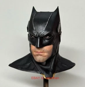 Custom Bruce Wayne Tactical Batsuit Turned Version 1/6 Action Figure Head Sculpt - Picture 1 of 4