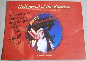 1998 Harry Carey Jr Dobe signed handsigniert Hollywood Rochester Hotel Durango - Bild 1 von 2