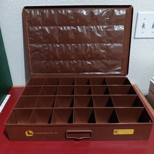 Vintage Lawson Products Inc Metal Drawer Storage 24 Compartments - Picture 1 of 6