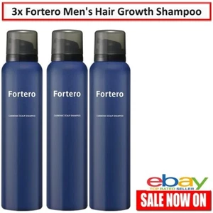 3x Fortero Men's Hair Growth Shampoo- Fight Baldness Thinning Balding Shampoo Wa - Picture 1 of 8