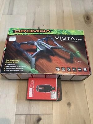 Dromida Vista RC Drone Uncalibrated  W DroneView FPV Camera DIDE03GG - Image 1 of 4