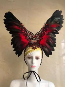 Espectáculo de Baile Pluma Tocado Ropa Accesorios Fiesta Festival Halloween Sombrero - Imagen 1 de 13