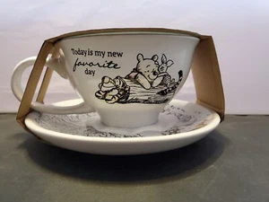 Silver Buffalo Disney Winnie the Pooh Coffee/Tea And Saucer Set 12 Oz. - Picture 1 of 7