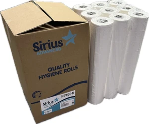 Premium Massage Table Bed Cover Hygiene 20" Beauty Palour Paper Rolls 40m White - Picture 1 of 9