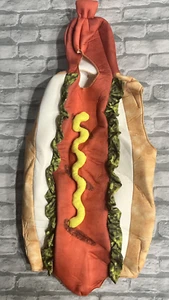 Kids Hotdog Halloween Costume  Funny Food Outfit  One Size Unisex - Picture 1 of 11