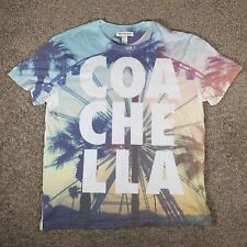 H&M Shirt Mens Extra Large Coachella Official Collection Festival All Over Print