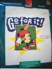 Mickey Unlimited "Go For It" Cross Stitch Kit Size 6 3/4" x 8" 