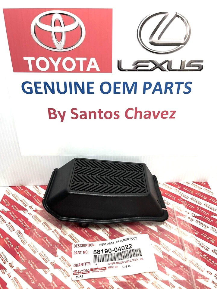 Genuine Toyota Tacoma 2005 Drivers Side Foot Rest 5819004021 5819004022