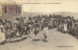 PC SUDAN TAM TAM DE HABBES FOLKLORE TYPES, Vintage Postcard (b55724) - Picture 1 of 2