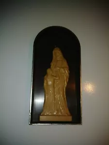 Vtg Saint Anne & the Virgin Mary Plastic Shrine - Picture 1 of 2