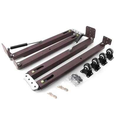 Tavolo da Pranzo Telescopico Multifunzione Pieghevole Giù Guide Nascoste - Immagine 1 di 4