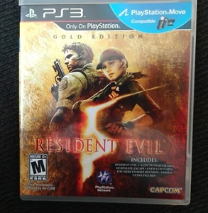 Resident Evil 5 PS3 Gold Edition CIB (Sony PlayStation 3) Complete with Manual B - Picture 1 of 3