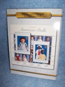 1997 USPS Classic American Dolls- 18 Jumbo Postcards (Lot A3) - Picture 1 of 6