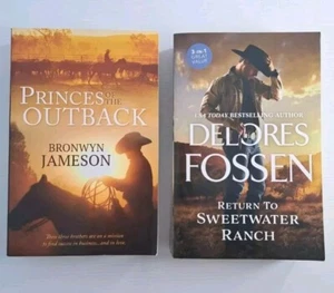 Mills And Boon 3 in 1 Princes Of Outback & Return Sweetwater Ranch MPbk Book PBZ - Picture 1 of 10