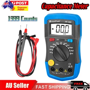 LCD Digital Multimeter Meter Resistance Capacitance 200pF-20mF Inductance Tester - Picture 1 of 13