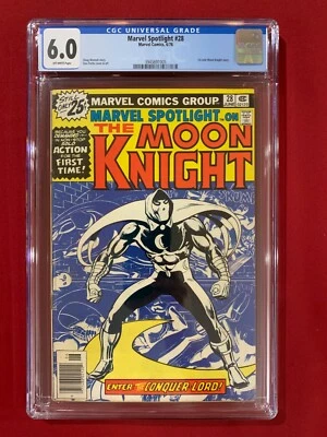 Marvel Spotlight #26 CGC 6.0 KEY! 1st Solo Moon Knight Story, Alraune & Crawley - Image 1 of 3