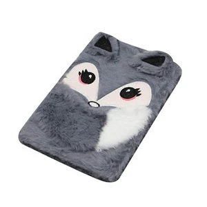 Fuzzy Plush Notebook Journal Cute Cartoon Fox Diary for Kids Girls Boys Writi... - Picture 1 of 7