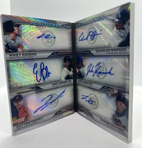 2022 Bowman Draft Positioned for Excellence Six Autograph Booklet 6/10 Romero - Picture 1 of 5